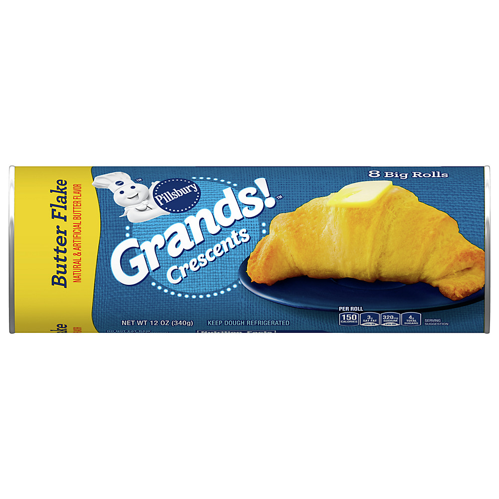 Calories in Pillsbury Grands! Big and Buttery Crescent Rolls, 8 ct
