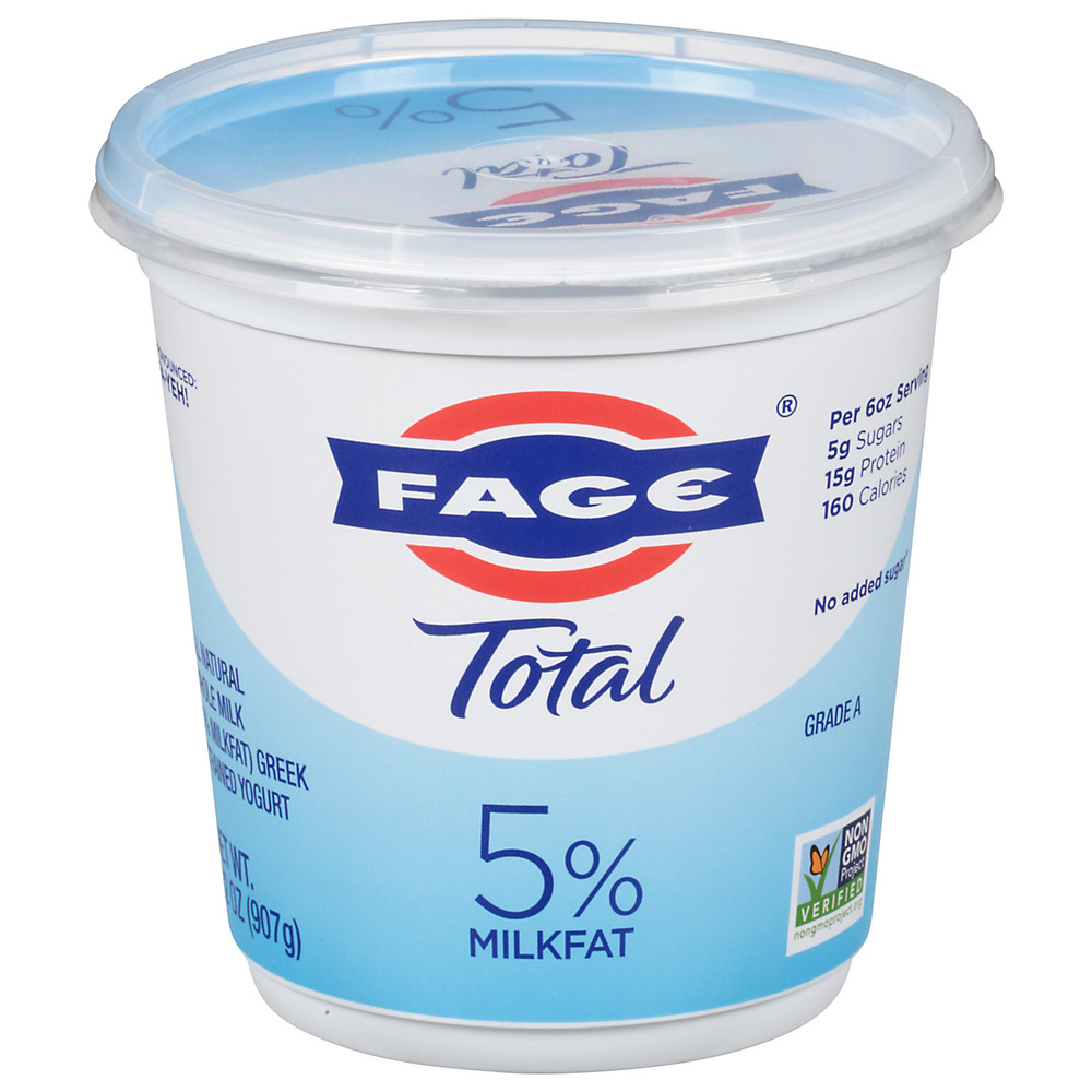 Calories in Fage Total 5% Greek Yogurt, 35.3 oz