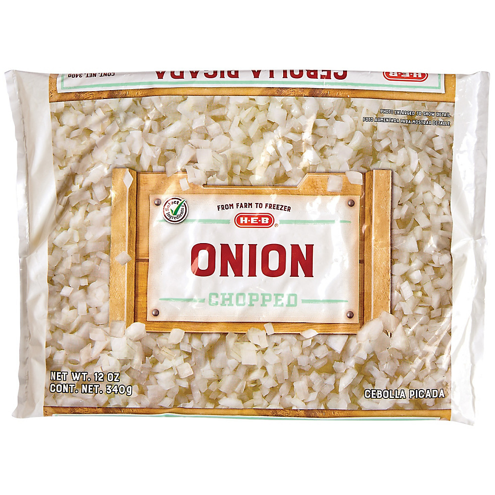 Calories in H-E-B Select Ingredients Chopped Onion, 12 oz