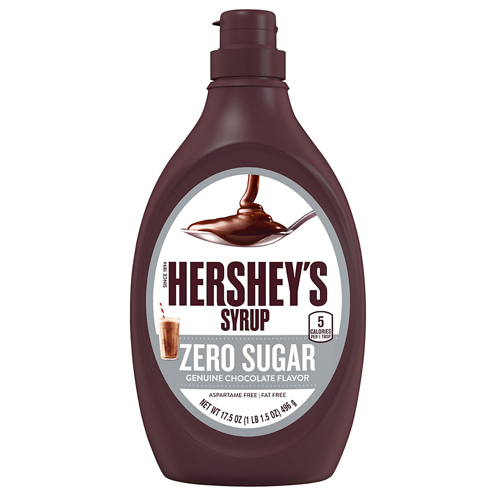 Calories in Hershey's Sugar Free Chocolate Syrup, 17.5 oz