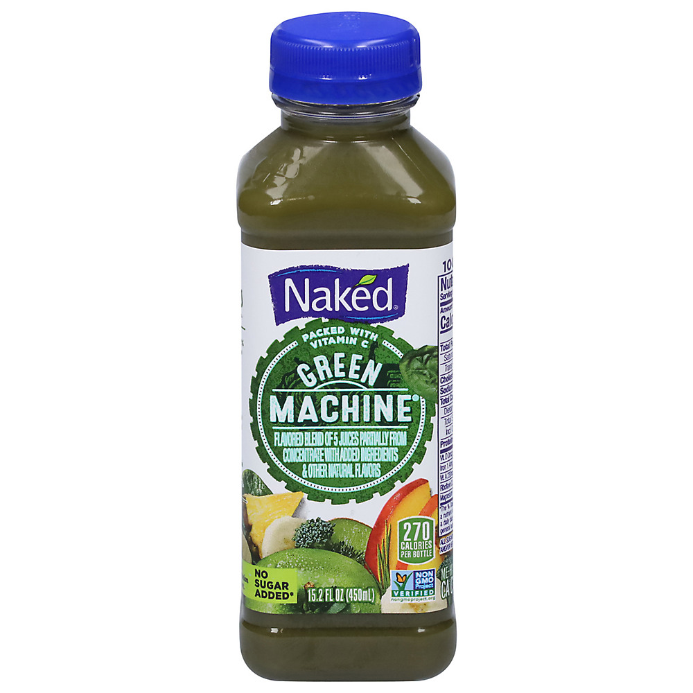 Calories in Naked Juice Green Machine Smoothie, 15.2 oz