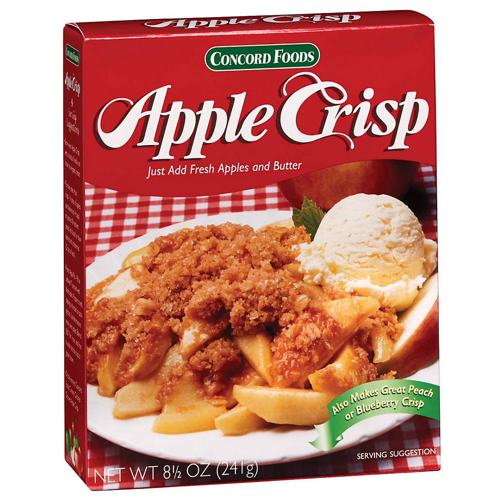 Calories in Concord Foods Apple Crisp Mix, 8.5 oz
