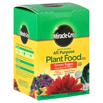 Miracle-Gro All Purpose Water Soluble Plant Food, 1.5 lb