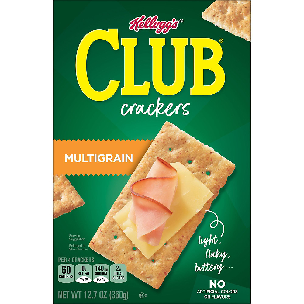 Calories in Kellogg's Club Crackers Multi-grain, 12.7 oz