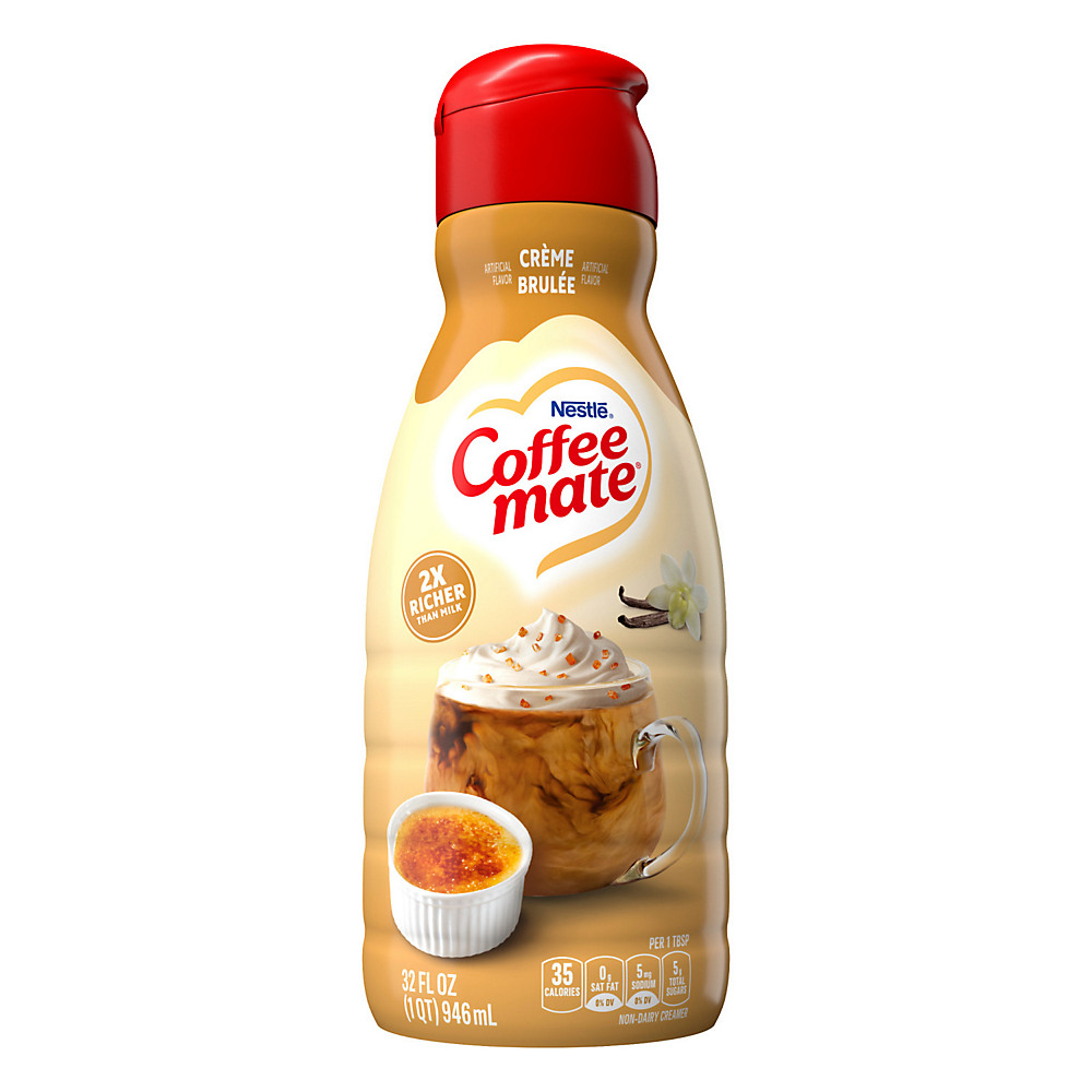 Calories in Nestle Coffee Mate Creme Brulee Liquid Coffee Creamer, 32 oz