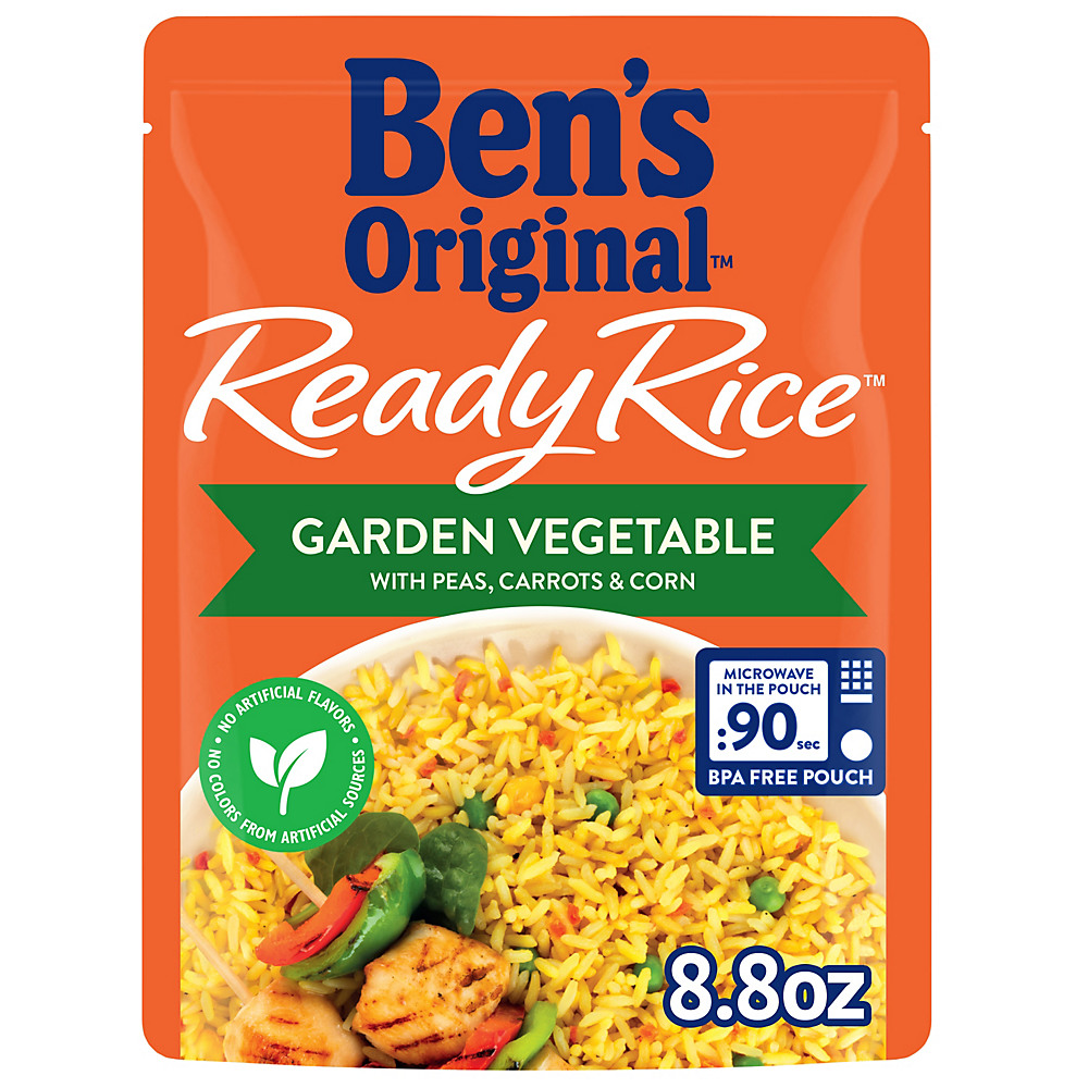 Calories in Uncle Ben's Ben's Ready Rice Garden Vegetable, 8.80 oz