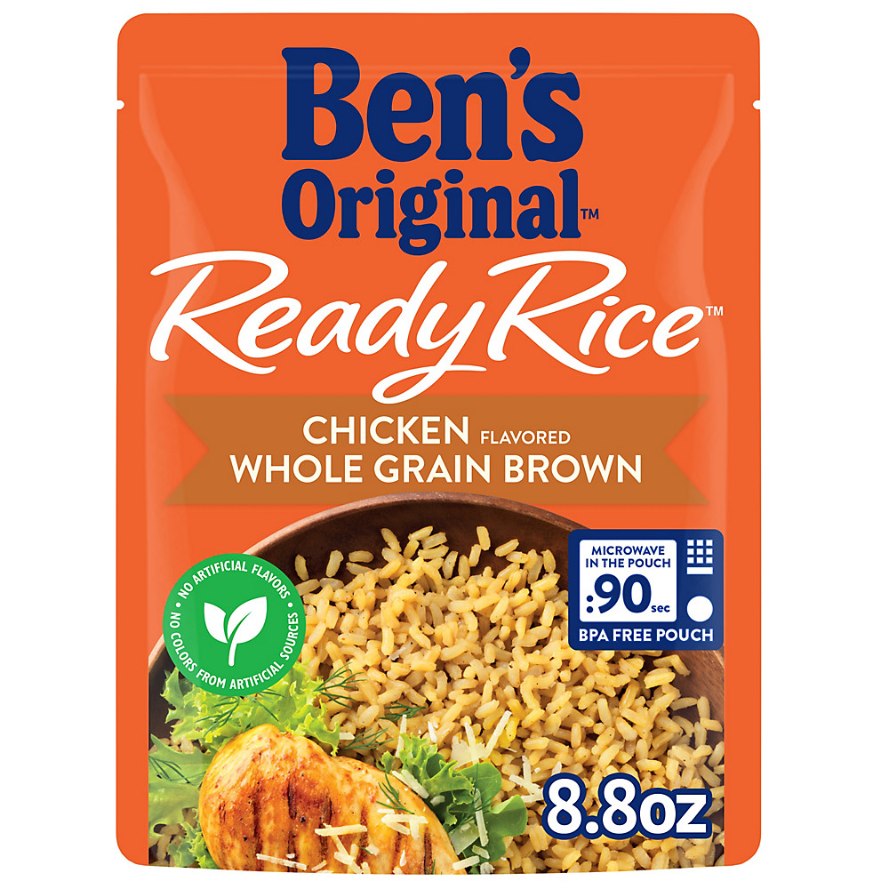 Calories in Uncle Ben's Ready Rice, Chicken Flavored, Whole Grain Brown, 8.8 oz