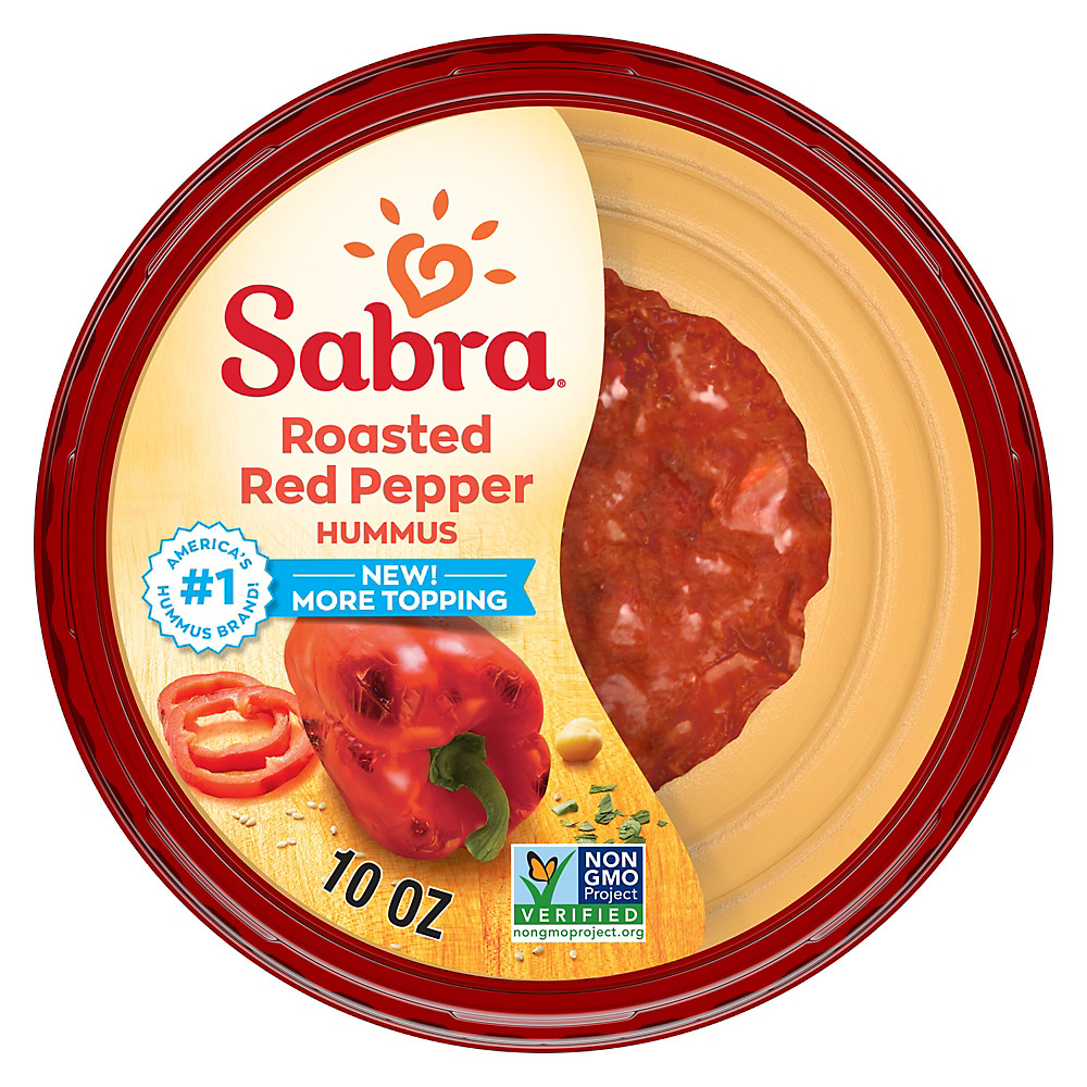 Calories in Sabra Roasted Red Pepper Hummus, 10 oz