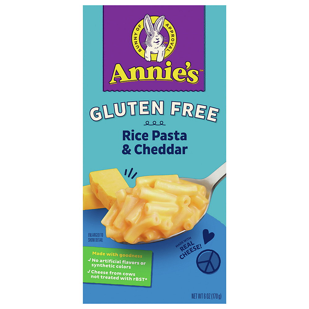 Calories in Annie's Gluten Free Rice Pasta and Cheddar, 6 oz