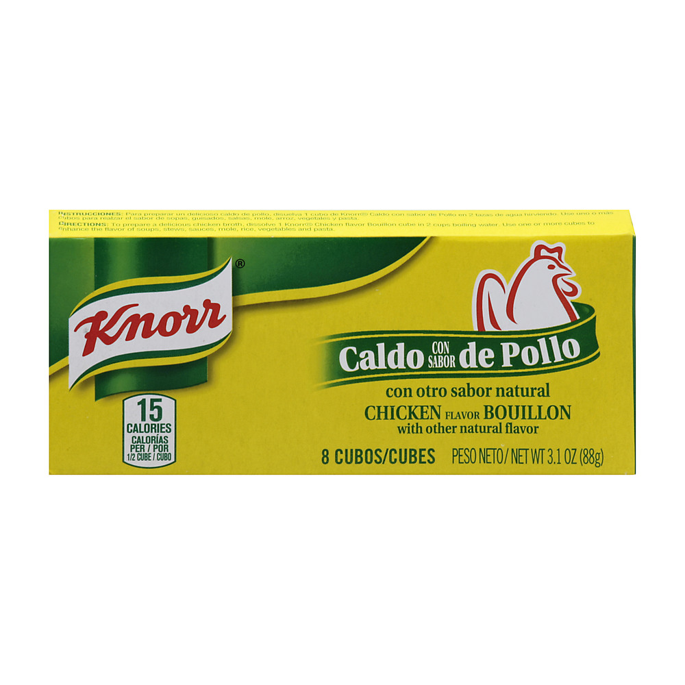 Calories in Knorr Cube Chicken Bouillon, 8 ct