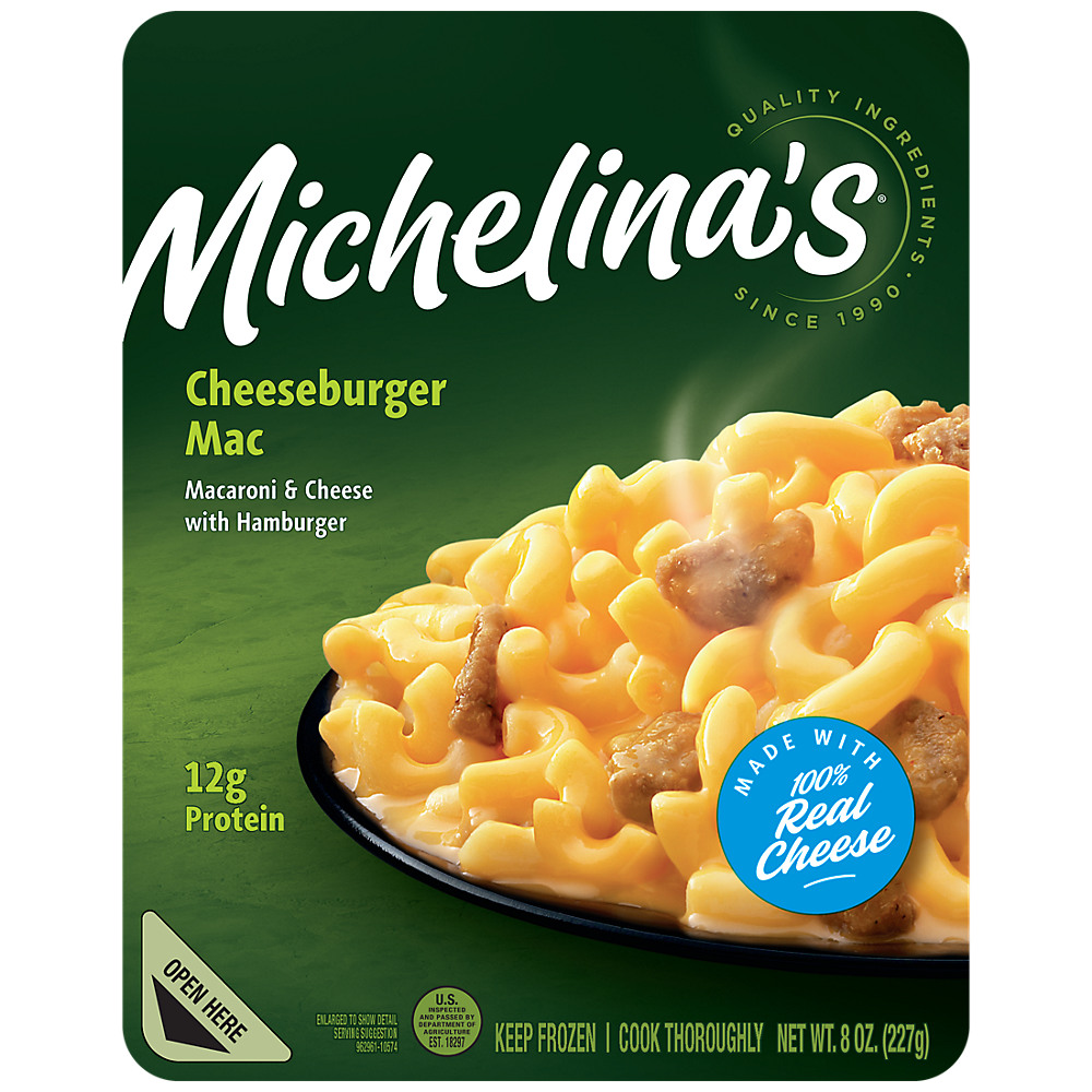 Calories in Michelina's Cheeseburger Mac, 8 oz