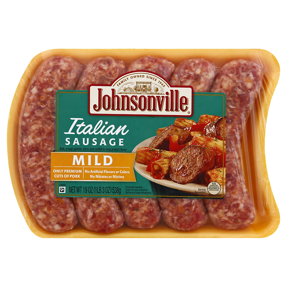 Calories in Johnsonville Mild Italian Sausage, 5 ct
