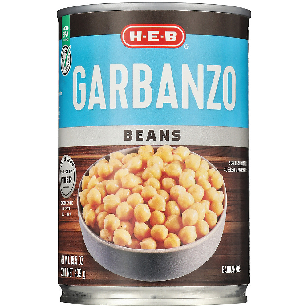 Calories in H-E-B Garbanzo Beans, 15 oz