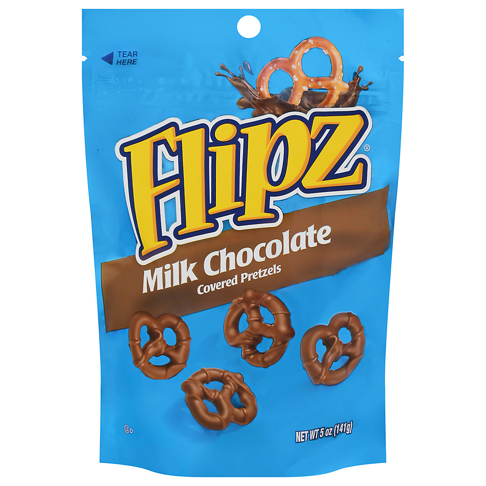Calories in Flipz Milk Chocolate Covered Pretzels, 5 oz