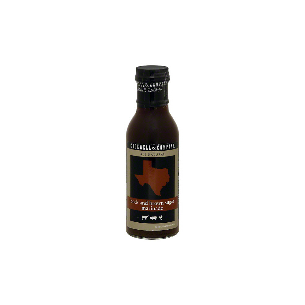 Calories in Cookwell & Company Bock and Brown Sugar Marinade, 12 oz