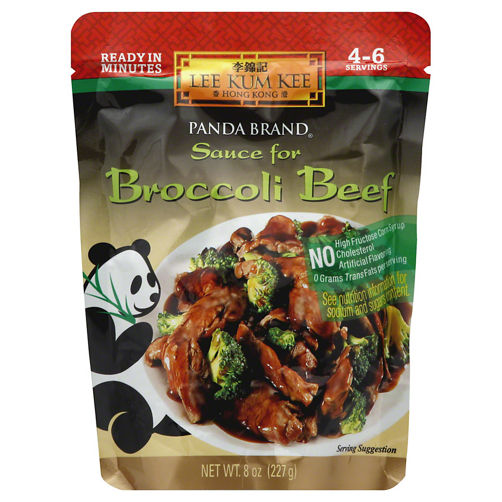 Calories in Lee Kum Kee Panda Brand Sauce for Broccoli Beef, 8 oz