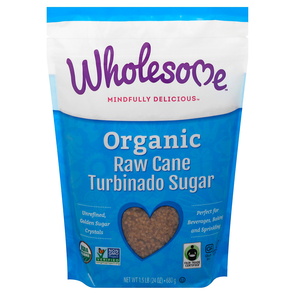 Calories in Wholesome Organic Turbinado Raw Cane Sugar, 1.5 lb