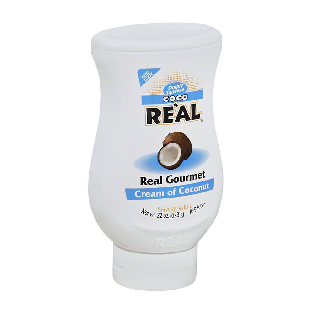 Calories in Real Simply Squeeze Cream of Coconut, 22 oz