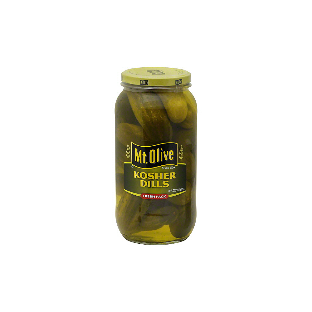 Calories in Mt. Olive Kosher Dills, 80 oz