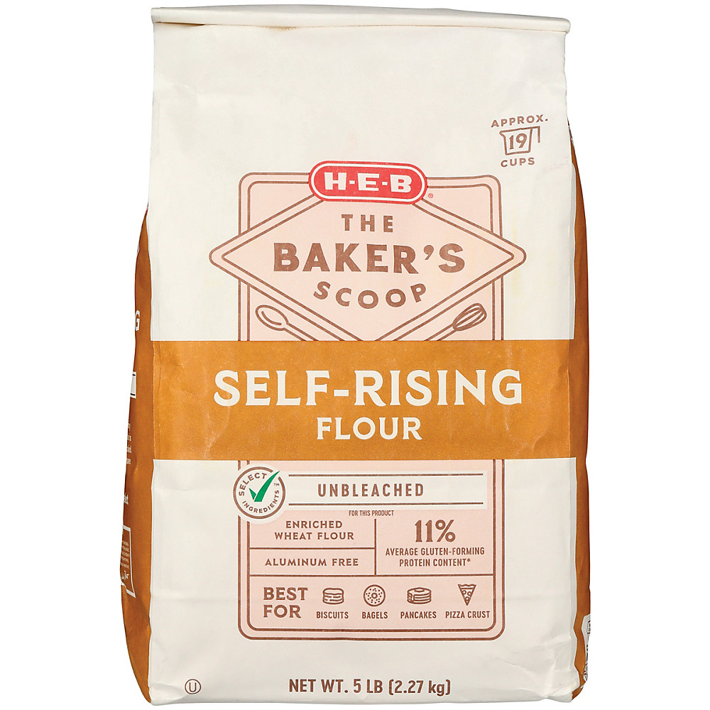 Calories in H-E-B Baker's Scoop Self Rising Flour, 5 lb