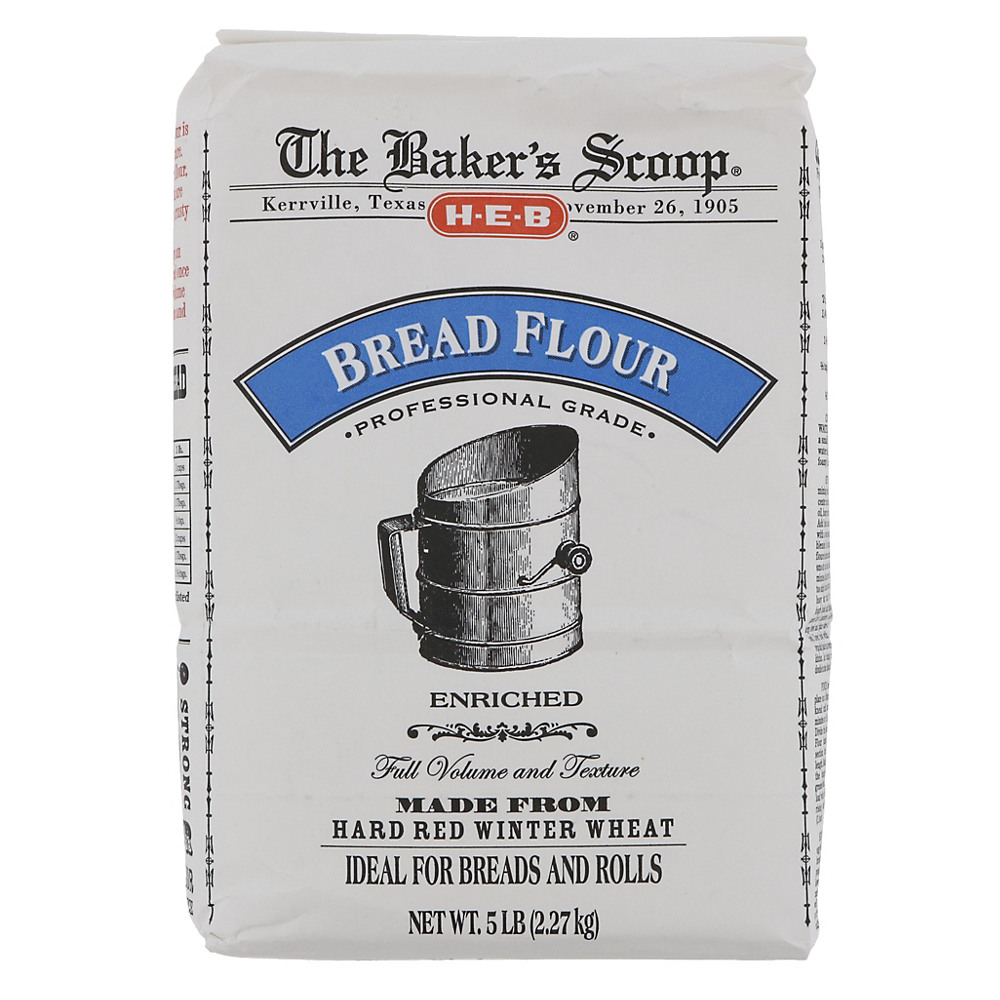 Calories in H-E-B Baker's Scoop Bread Flour, 5 lb