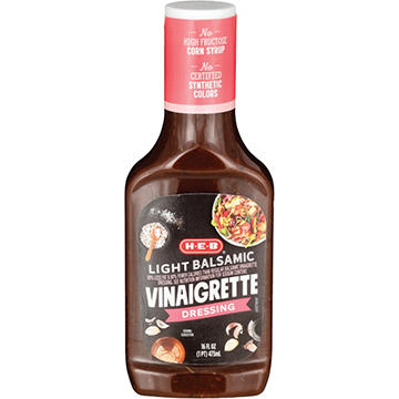 H-E-B Light Balsamic Vinaigrette Dressing, 16 oz