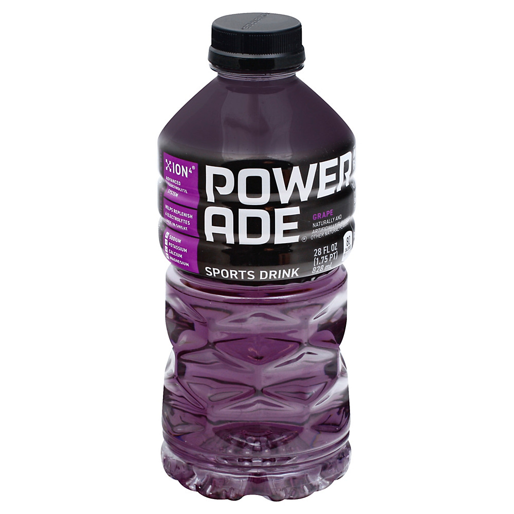 Calories in Powerade Grape Sports Drink, 28 oz