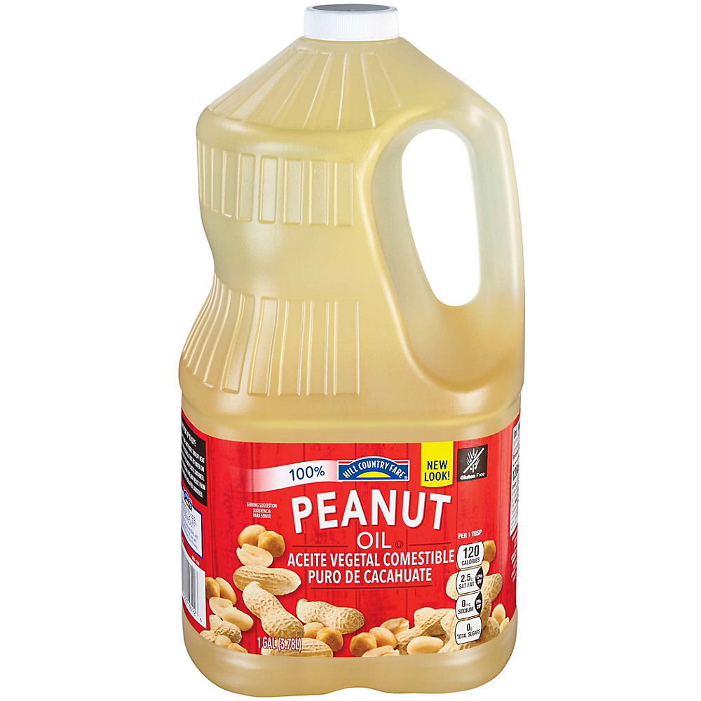 Calories in Hill Country Fare Peanut Oil, 128 oz