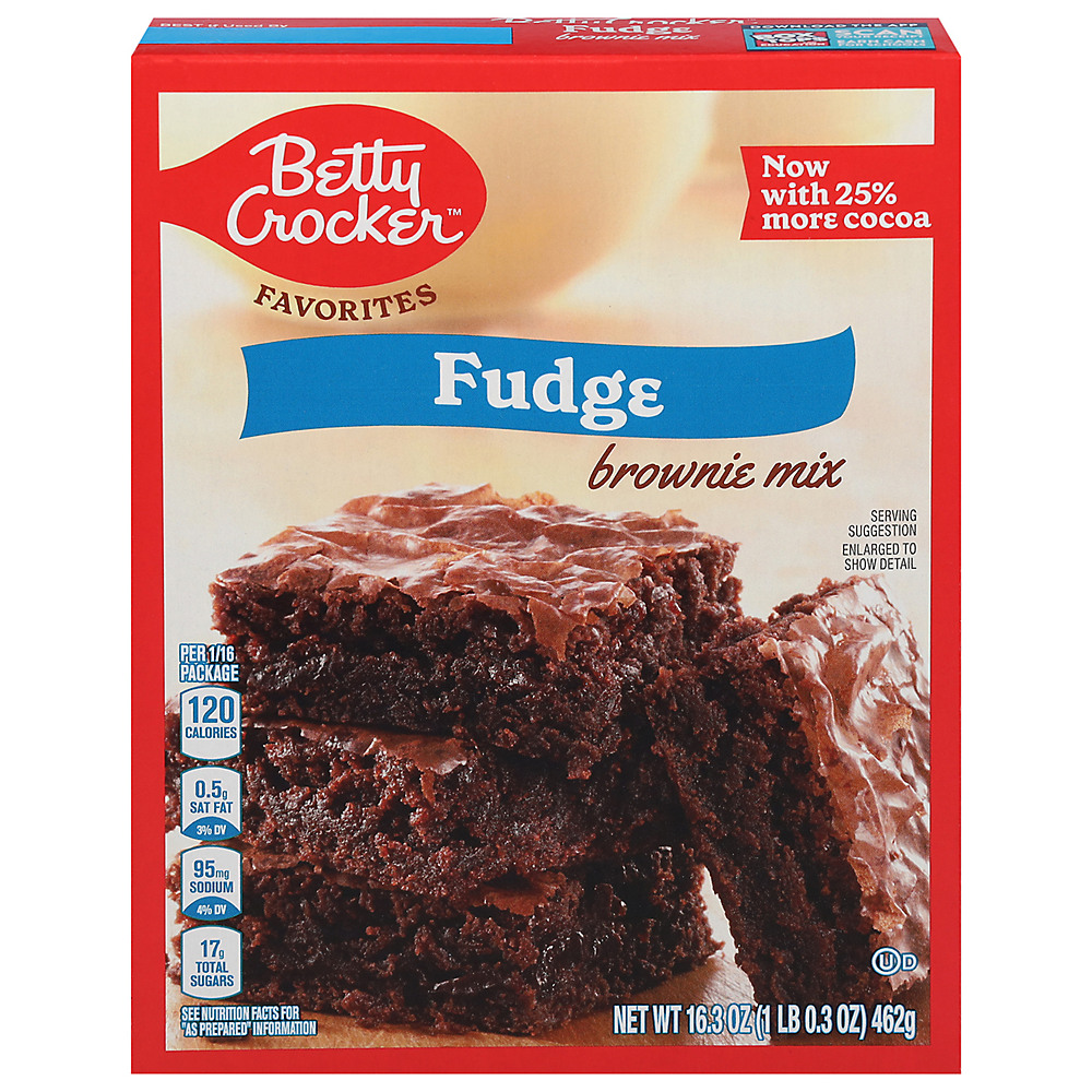 Calories in Betty Crocker Favorites Fudge Brownie Mix Family Size, 18.3 oz