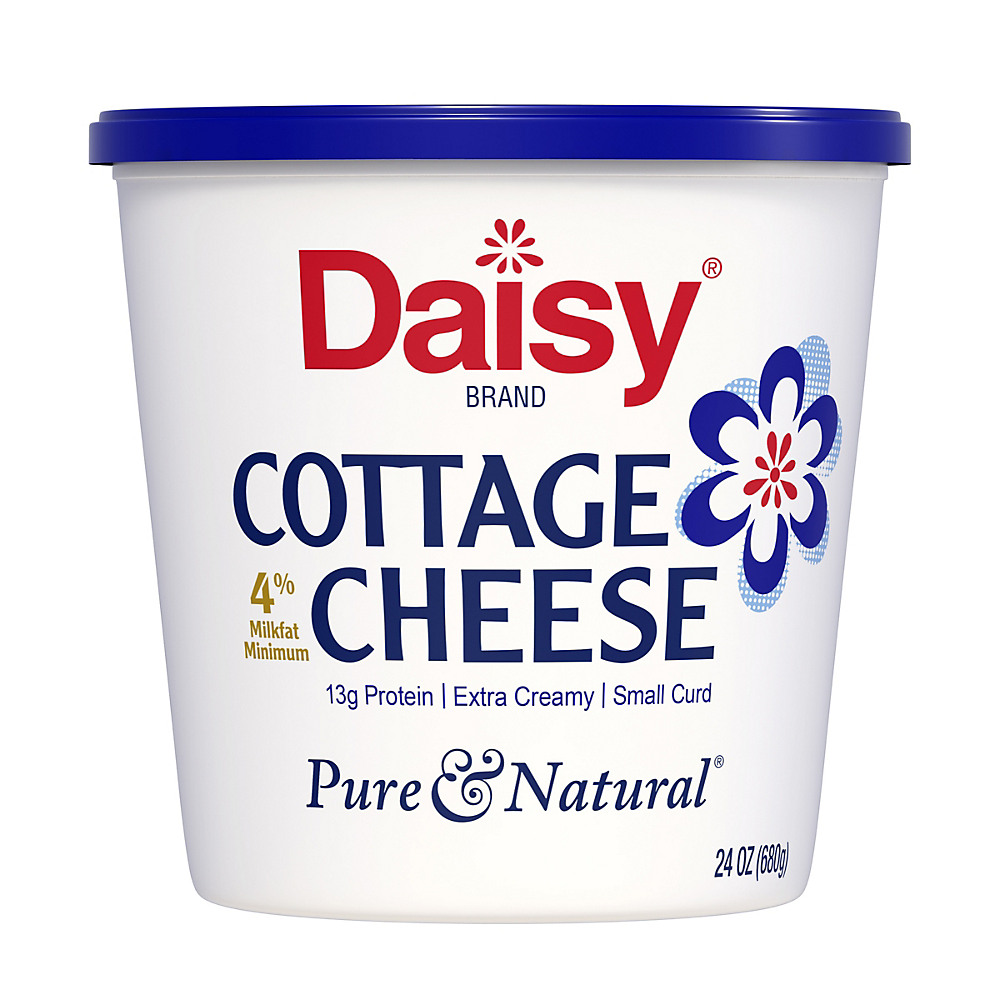 Calories in Daisy Small Curd 4% Milkfat Minimum Cottage Cheese, 24 oz