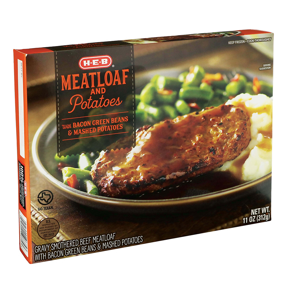 Calories in H-E-B Meatloaf & Potatoes, 11 oz