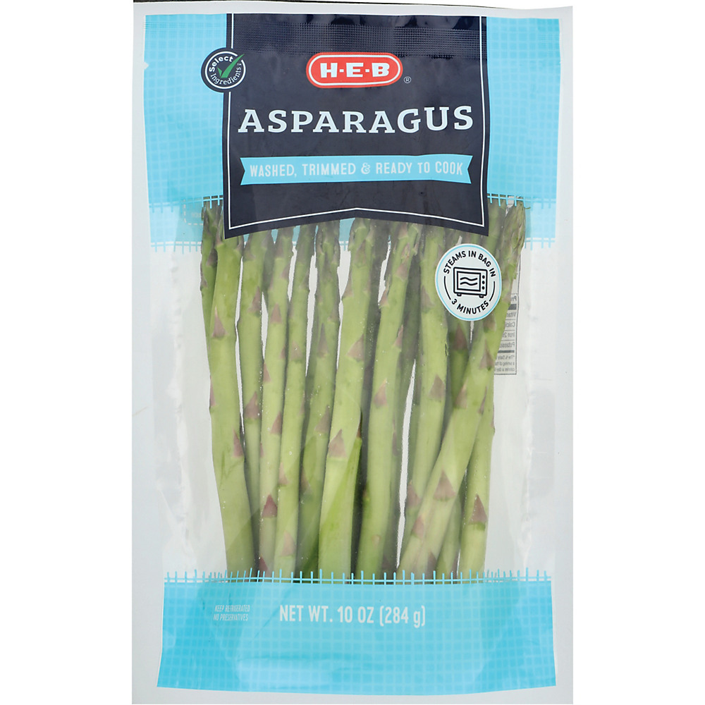 Calories in H-E-B Asparagus, 10 oz