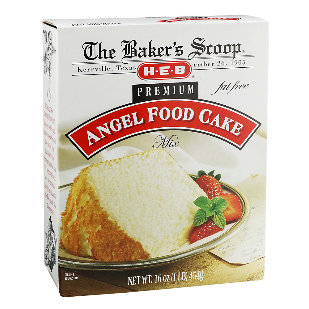 Calories in H-E-B Baker's Scoop Premium Angel Food Cake Mix, 16 oz