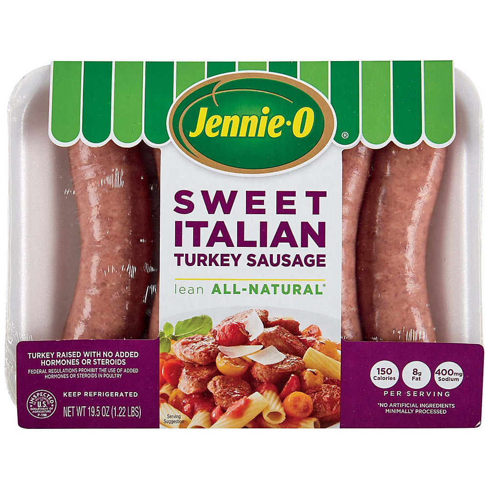Calories in Jennie-O Sweet Lean Italian Turkey Sausage, 19.5 oz