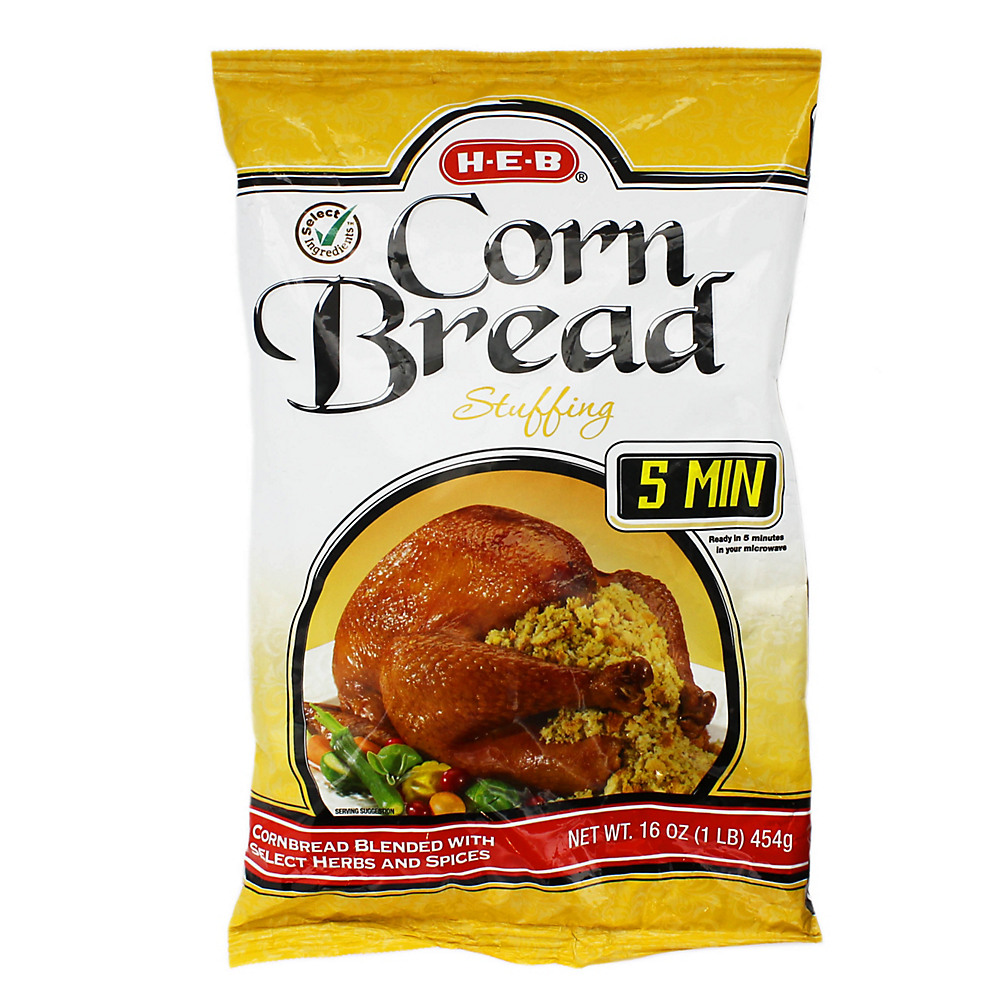 Calories in H-E-B Select Ingredients Cornbread Stuffing, 16 oz