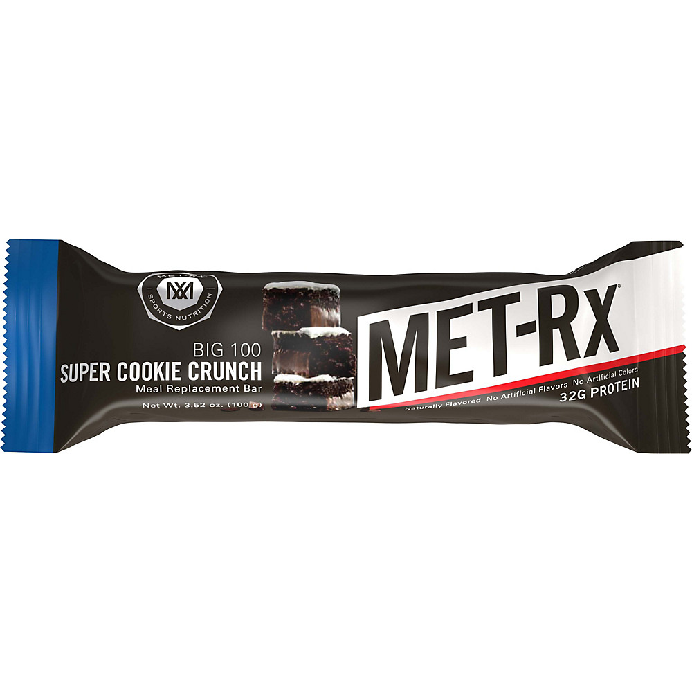 Calories in MET-Rx Big 100 Colossal Super Cookie Crunch Meal Replacement Bar, 3.52 oz