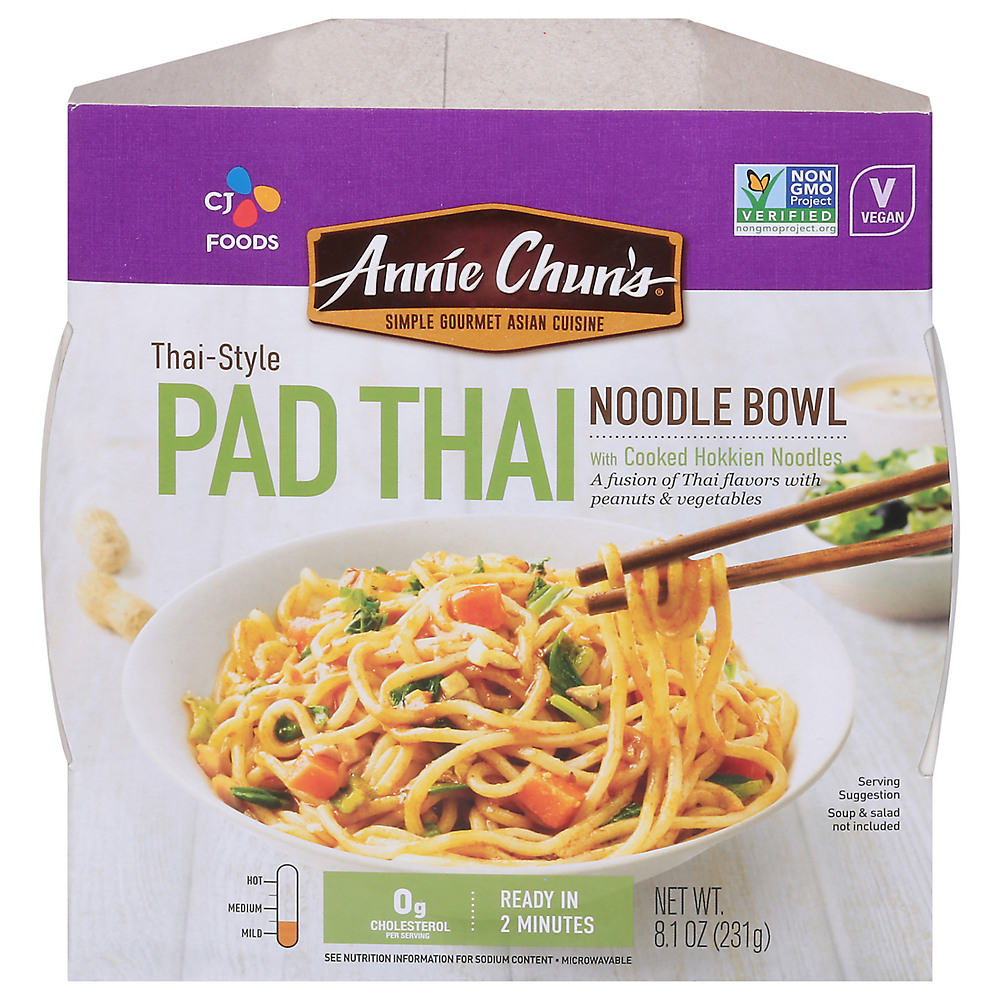 Calories in Annie Chun's Pad Thai Noodle Bowl, 8.1 oz