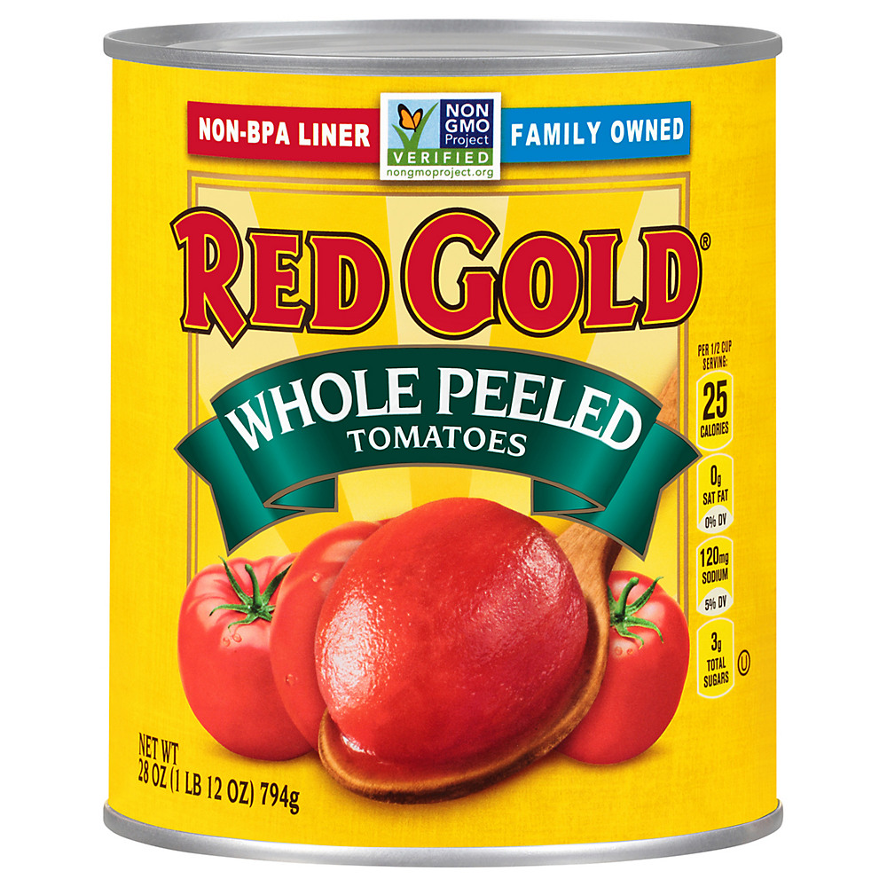Calories in Red Gold Whole Peeled Tomatoes, 28 oz