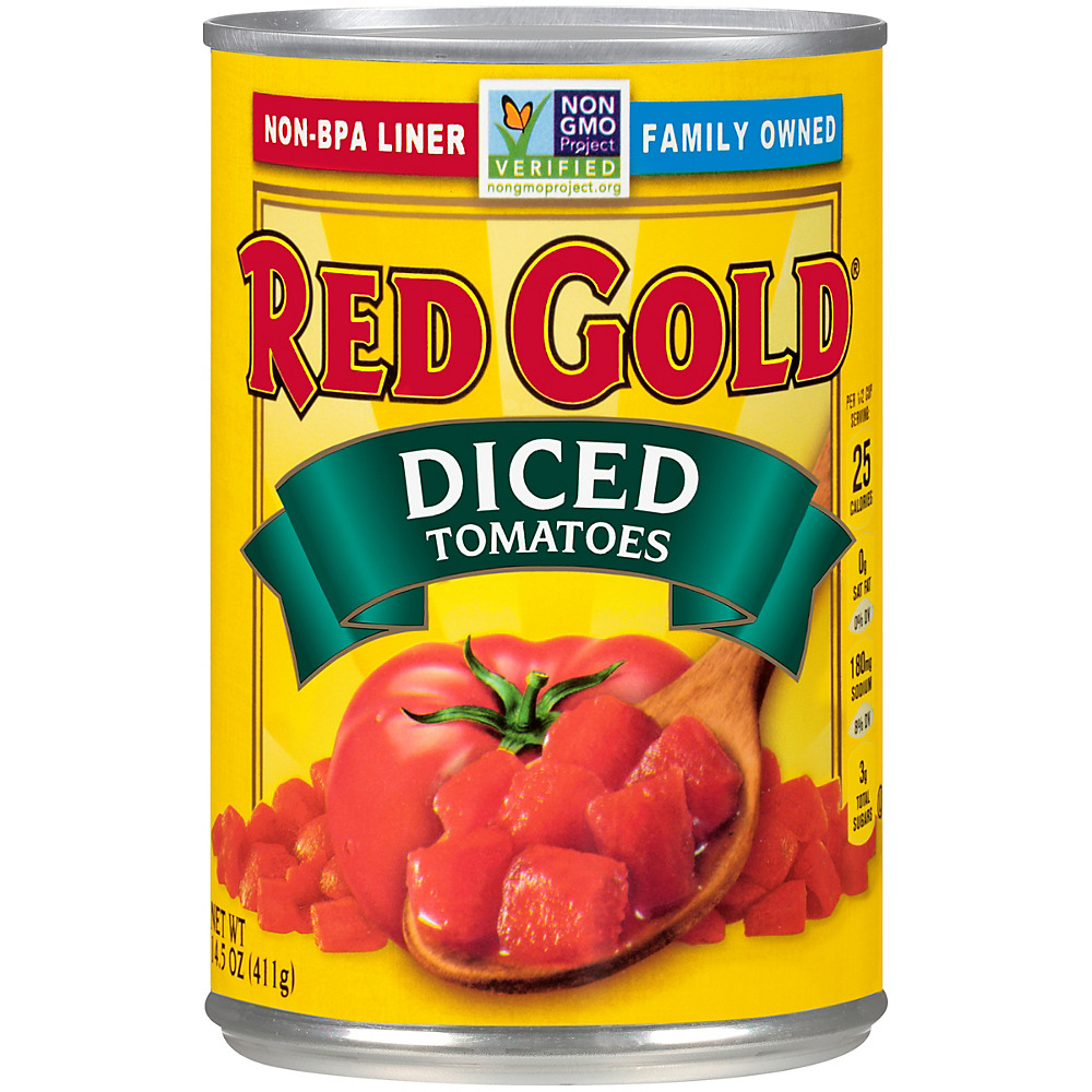 Calories in Red Gold Premium Diced Tomatoes, 14.5 oz
