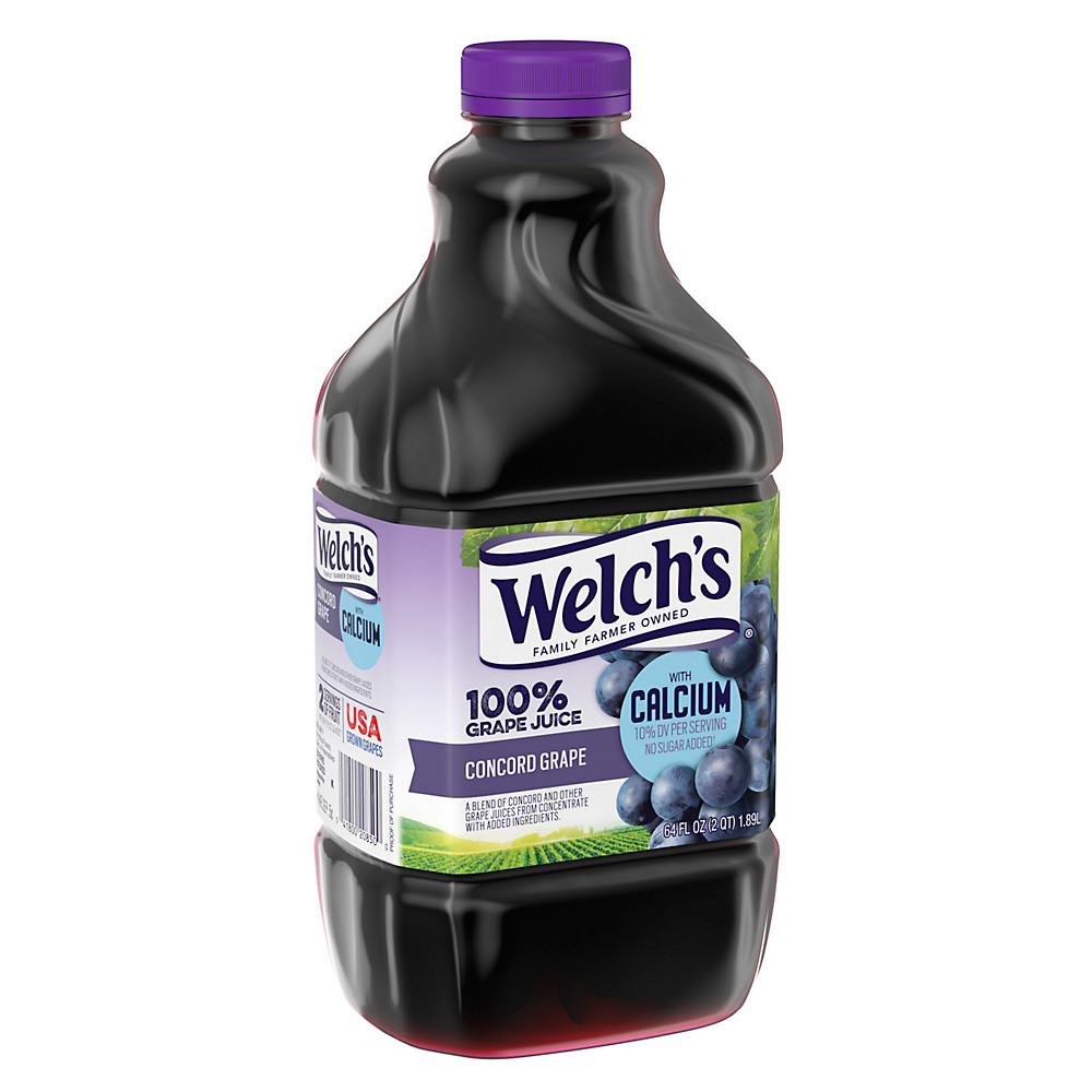 Calories in Welch's 100% Grape Juice with Calcium, 64 oz