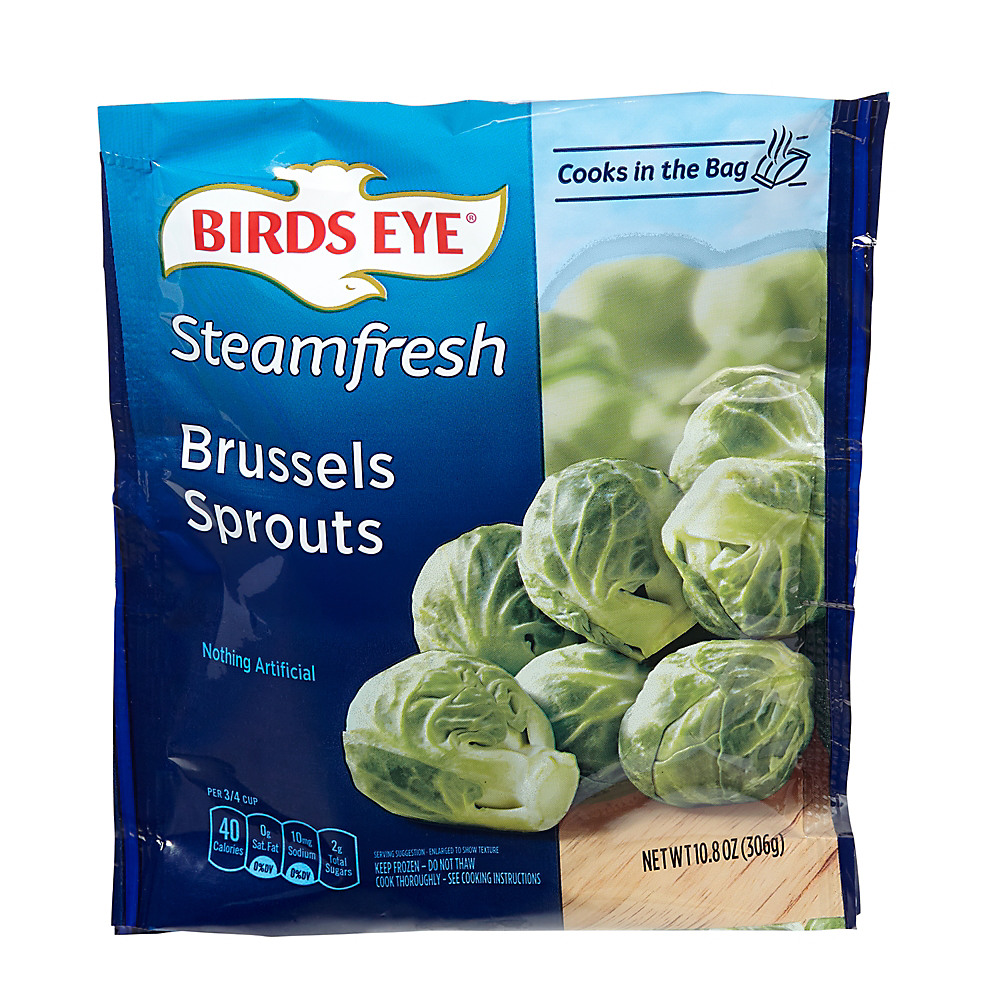 Calories in Birds Eye Steamfresh Premium Selects Brussels Sprouts, 10.8 oz