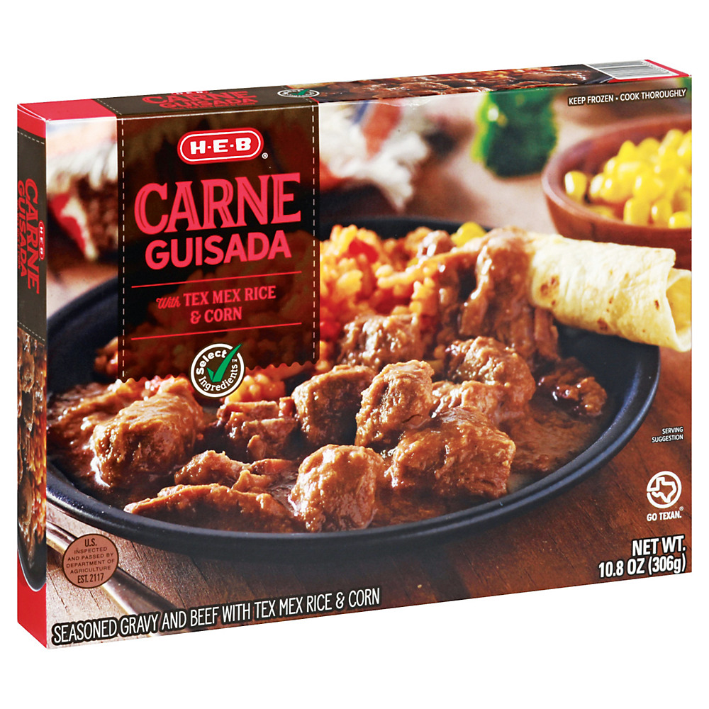 Calories in H-E-B Select Ingredients Carne Guisada, 10.8 oz