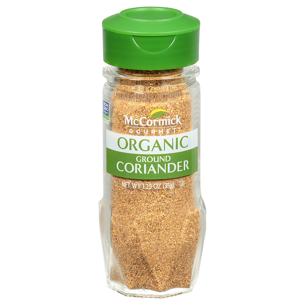 Calories in McCormick Organic Ground Coriander, 1.25 oz