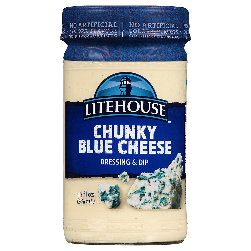 Calories in Litehouse Chunky Blue Cheese Dressing, 13 oz