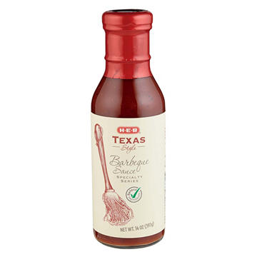 H-E-B Specialty Series Texas Style Barbeque Sauce, 14 oz