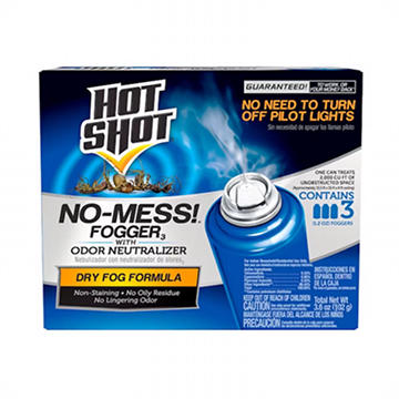 Hot Shot No-Mess! Fogger3 with Odor Neutralizer, 3 Pk, 3.6 oz