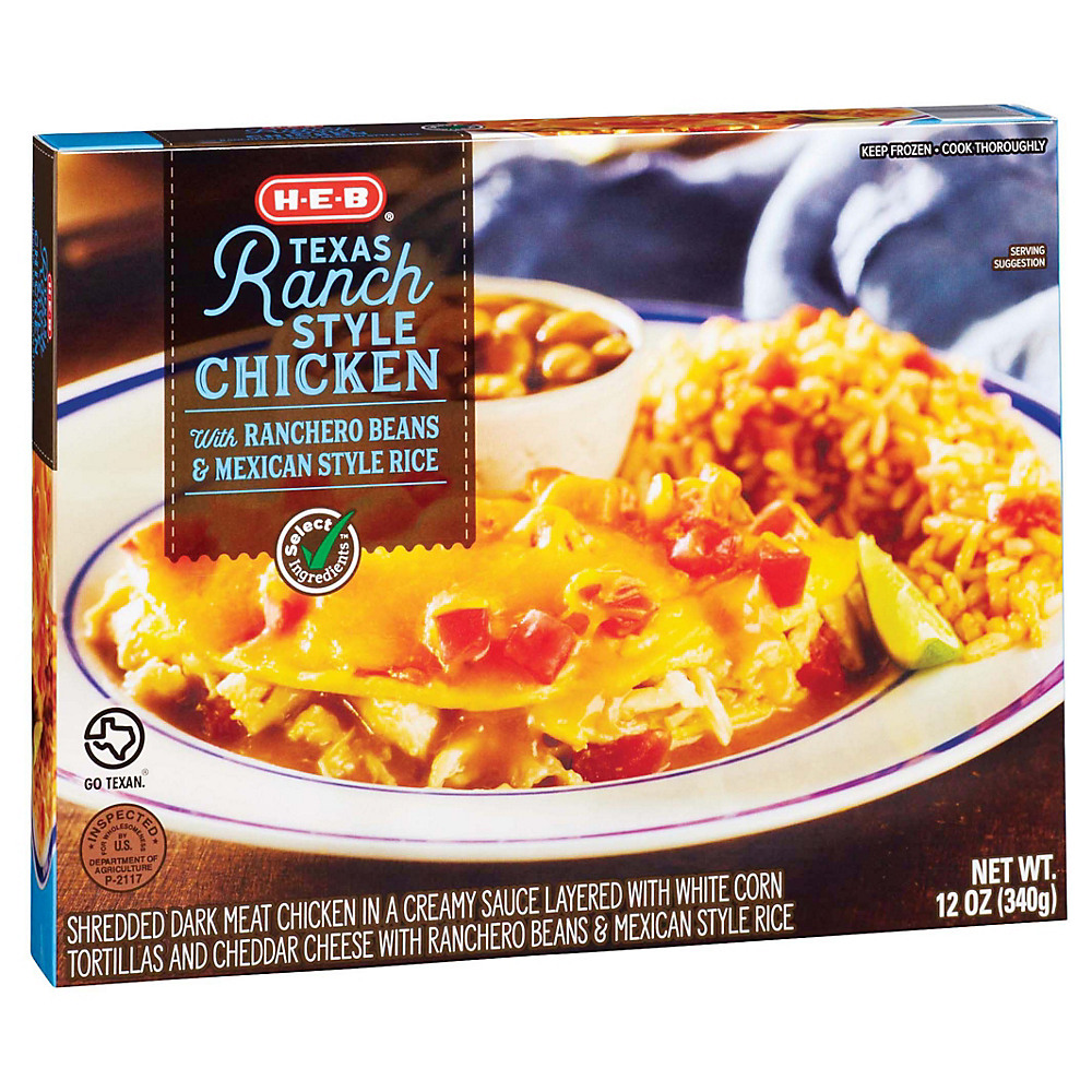 Calories in H-E-B Select Ingredients Texas Ranch Style Chicken, 12 oz