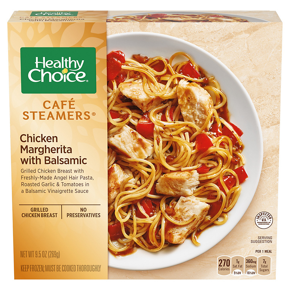 Calories in Healthy Choice Cafe Steamers Chicken Margherita, 9.5 oz
