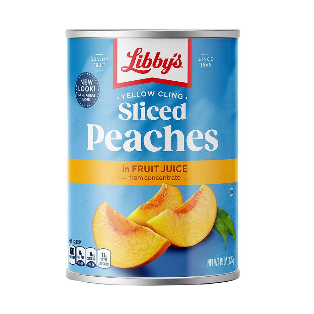 Calories in Libby's Natural Lite Yellow Cling Sliced Peaches, 15 oz