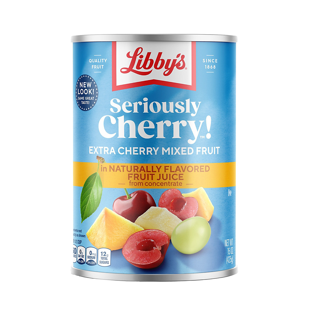Calories in Libby's Very Cherry Fruit Cocktail, 15 oz
